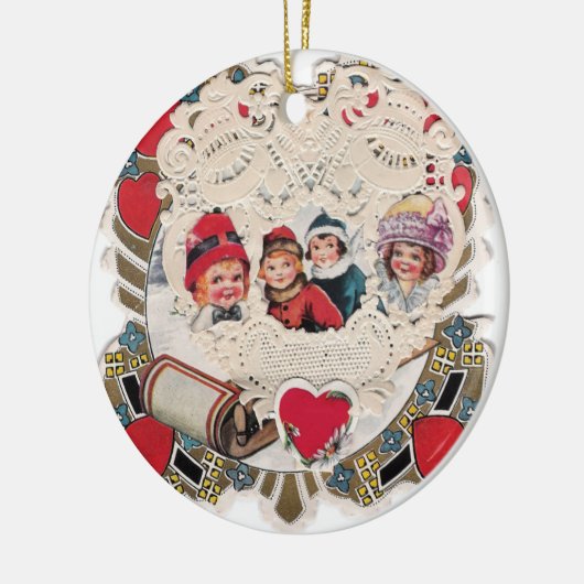  geïllustreerd Afbeelding Keramisch Ornament (Links)