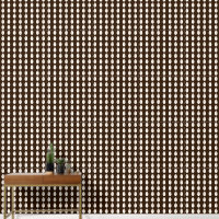 Geïllustreerd bruin cowry shell patroon
