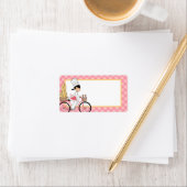 Geïllustreerd Chef Fietslabel in Medium Etiket (Insitu)