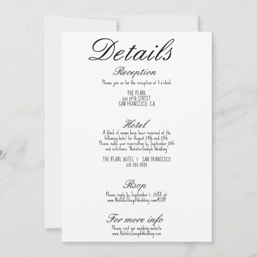 Geïllustreerd getekend grillig alles in één leuke  kaart (Achterkant)