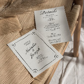 Geïllustreerd getekend grillig alles in één leuke  kaart