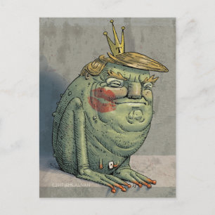 geïllustreerd IdesOfTrump-briefkaart, door Jem Sul Briefkaart