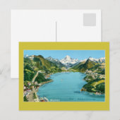  geïllustreerd kaartmeer Lucerne Briefkaart (Voorkant / Achterkant)