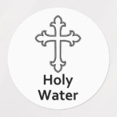 Geïllustreerd Kruis Christendom 30 stks Heilig Wat Labels (Design 1)