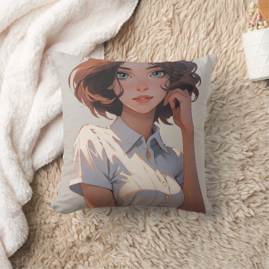 Geïllustreerd kussen (Deken)