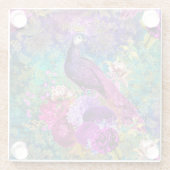  geïllustreerd patroonpatroon glazen onderzetter (Achterkant)