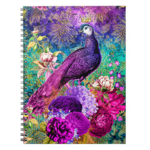 geïllustreerd patroonpatroon notitieboek