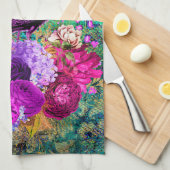 geïllustreerd patroonpatroon theedoek (Quarter Fold)