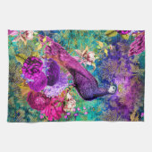 geïllustreerd patroonpatroon theedoek (Horizontaal)