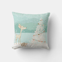 Geïllustreerd sneeuwkussen