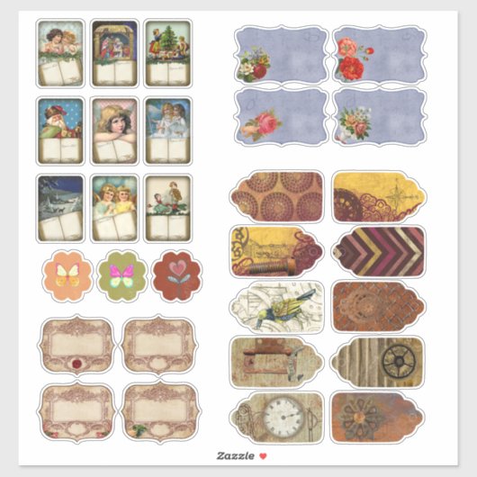  geïllustreerd tijdschrift planner scrabooking sticker (Vel)