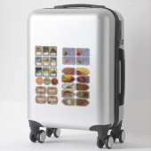  geïllustreerd tijdschrift planner scrabooking sticker (Koffer)