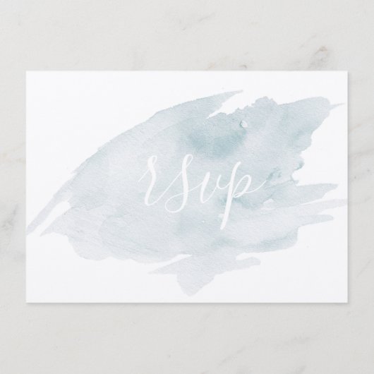 Geïllustreerde AA paar RSVP bruiloft behuizing Kaa Informatiekaartje (Achterkant)