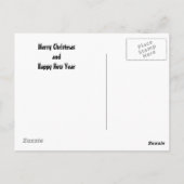 Geïllustreerde aangepaste tekst voor SnowGlobe Briefkaart (Achterkant)