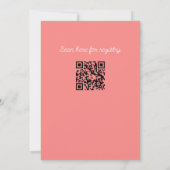 Geïllustreerde aardbeienbessen Sweet Baby shower Kaart (Achterkant)