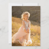 Geïllustreerde aardbeienbessen Sweet Birthday Part Kaart (Achterkant)