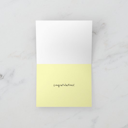 Geïllustreerde Baby, Zwangerschap, Gefeliciteerd K Bedankkaart (Binnen)