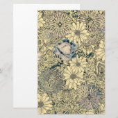 geïllustreerde bloemen briefpapier (Voorkant / Achterkant)