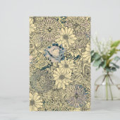 geïllustreerde bloemen briefpapier (Staand voorkant)