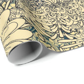  geïllustreerde bloemen cadeaupapier (Rol Hoek)