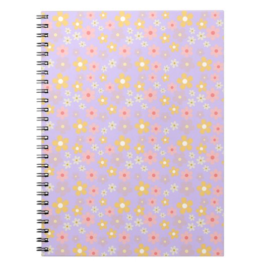 Geïllustreerde Bloemen Notitieboek (Voorkant)