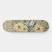  geïllustreerde bloemen persoonlijk skateboard (Horizontaal)
