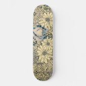  geïllustreerde bloemen persoonlijk skateboard (Voorkant)