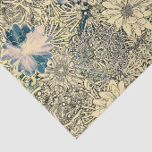 geïllustreerde bloemen tissuepapier (Detail)