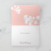 Geïllustreerde Bloemen & Vlinder Bedankt voor de B (Binnen)