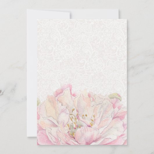 Geïllustreerde bruid in Lace Gown Vrijgezellenfees Kaart (Achterkant)