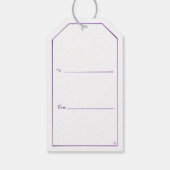 Geïllustreerde brunch-cadeaubijsluiter cadeaulabel (Achterkant)