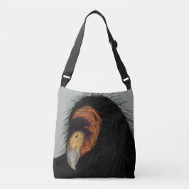 Geïllustreerde Californische condor Crossbody Tas