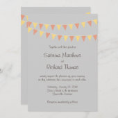 Geïllustreerde Cartoon Paar Portret bruiloft Kaart (Voorkant / Achterkant)