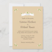 Geïllustreerde Cartoon Paar Portret bruiloft Kaart (Voorkant)