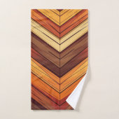 Geïllustreerde Chevron Bad Handdoek (Handdoek)