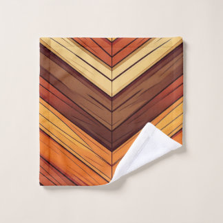 Geïllustreerde Chevron Bad Handdoek