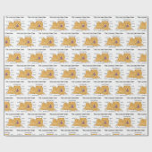 GEÏLLUSTREERDE CHOW CADEAUPAPIER (Vlak)