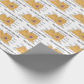 GEÏLLUSTREERDE CHOW CADEAUPAPIER (Hoek)