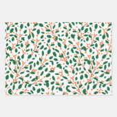 Geïllustreerde Christmas Muted Colours Wrapping Pa Inpakpapier Vel (Voorkant 2)
