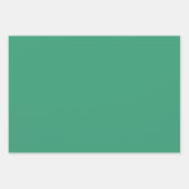 Geïllustreerde Christmas Tree Green & Pink Wrappin Inpakpapier Vel (Voorkant 3)