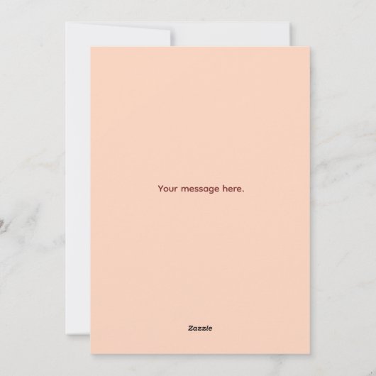  Geïllustreerde Dancing Couple Valentijn's Day Feestdagenkaart (Achterkant)