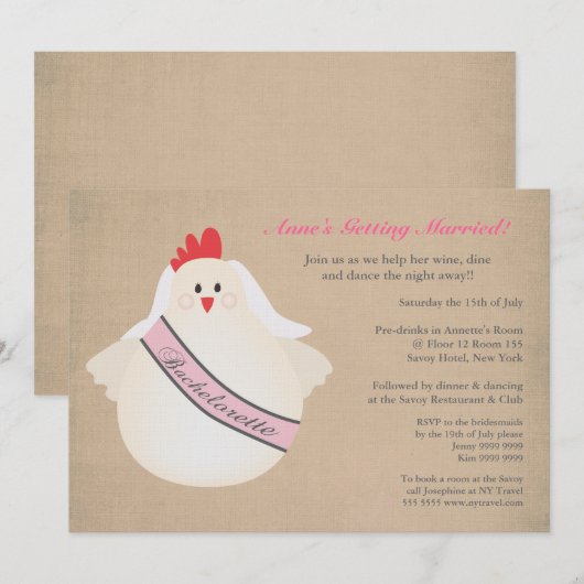 Geïllustreerde de Partij van de Nacht van de Kaart (Voorkant / Achterkant)