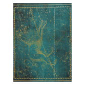  geïllustreerde Green & Gold Lion Star-kaart Tafelkleed (Voorkant)