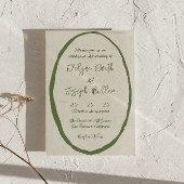 Geïllustreerde Hand getekend Geschreven Unieke bru Kaart