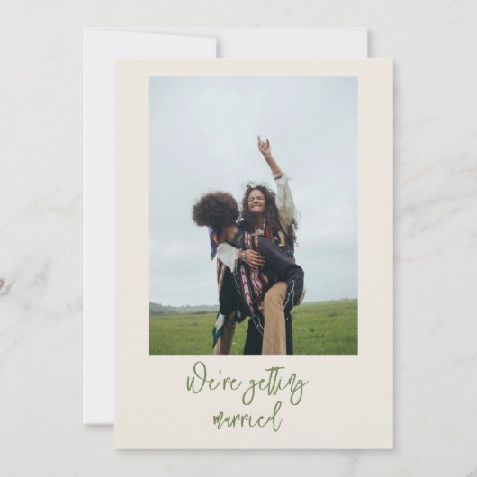 Geïllustreerde Hand Getrokken Geschreven Fotobruil Kaart (Achterkant)