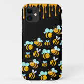 Geïllustreerde hommels zwarte honing Case-Mate iPhone case (Achterkant)