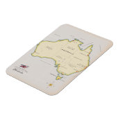 Geïllustreerde kaart van Australië Magneet (Linkerzijde)
