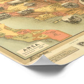 geïllustreerde Kaart van Californië Poster (Hoek)