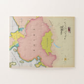 Geïllustreerde kaart van China Legpuzzel (Horizontaal)