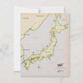 Geïllustreerde kaart van Japan (Voorkant)
